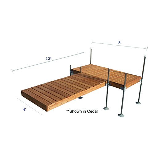 image for Tommy Docks Complete Aluminum Dock Packages 12 FT Normal Duty Boat Doc