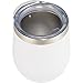 Bride - 12 oz Stainless Steel Wine Tumbler with Lid (White and Silver) - Bride Gift, Wedding Gift, Engagement, Bride To Be