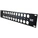 GLS Audio 24 Hole Rack Patch Panel SWP-24XLR-GLS Two Double Space 2U