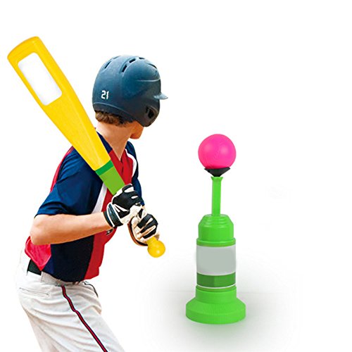 Baseball Trainer Practice Toy, Pop-Up Baseball Training T-Ball Set for Playing, Games And Fun