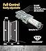 Heavy Duty Commercial Door Closer, with Installation Guide and Accessory kit, Hydraulic high Traffic Grade 1, ADA Certified, Automatic, tri-Pack and Made with cast Iron, BC and Delayed Action