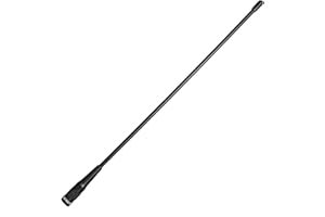 Retevis SMA-Male Antenna, Walkie Talkie Antenna,14.8inch VHF/UHF 144/430Mhz Dual Band, VSWR Less Than 1.5,for Retevis RT85 RA89 RT81 HA1UV,Compatible with YAESU Vertex TYT Wouxun(1Pack)