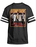Star Trek Original Series Beam Spock Bones Kirk Mens Unisex T-Shirt Black