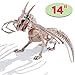 JOYIN Halloween Decoration 14” Pose-N-Stay Dragon Skeleton Plastic Bones with Posable Joints for Pose Skeleton Prop Indoor/Outdoor Spooky Scene Party Favors Décor.