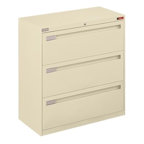 Amazon Com Spectrum Three Drawer Lateral File 36 W Putty