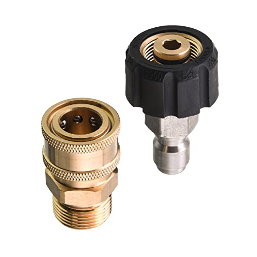 ROYPOWER Pressure Washer Quick Connect Fitting, Pressure Washer Adapter