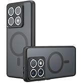 Kukoufey Compatible with Xiaomi 14T Pro Case Cover,Compatible with MagSafe,Compatible with Xiaomi 14T Pro Built-in Magnetic Anti-Shock Cell Phone Case Black
