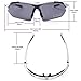 Jon Senkwok White Polarized water Sports Sunglasses with cycling 5 lense
