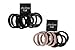 Ponytail Holders, by Americana Gal, Seamless Hair Ties Holds Hair in Place - Set 32 Soft Stretchy Hair Bands (8 Black, 8 Gray, 8 Brown, 8 Beige), Ultimate Hold Ponytail Bands for Women and Teens