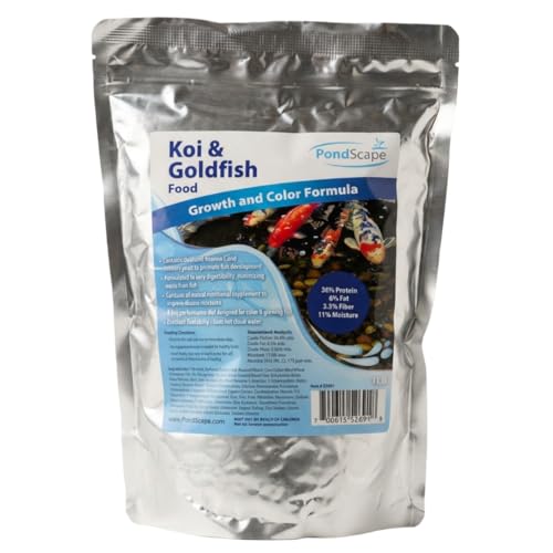 Pondscape Growth & Color Fish Food for Koi & Goldfish Mixed Pellet (1LB) at Amazon