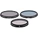 { FILTER SET FOR DJI } DJI Zenmuse X3 Camera Lens with OSMO Osmo+ or Inspire 1 version Quadcopter. Filter Kit Includes: Polarizer + Neutral Density ND8 & ND4 Filters