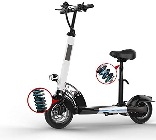 Warmth Supplies Small Generation Driving Electric Scooter Mini Step Folding Two-Wheeled Bicycle Super Long Life Outdoor Sports Travel Scooter Adult Female