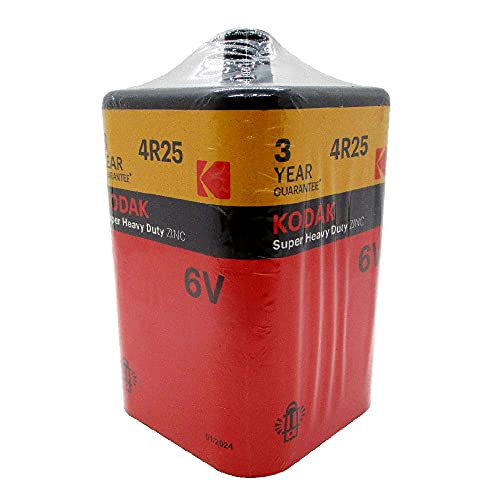 Kodak 6 Volt Lantern Battery, Super Heavy Duty, LongLasting Power for