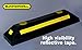 BUNKERWALL Heavy Duty Rubber Parking Guide Car Garage Wheel Stop Stoppers - 2 Pack Professional Grade BW3312