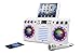iKaraoke KS303W-BT Bluetooth CD&G Karaoke System, White