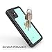 Temdan Designed for iPhone 11 Case,360 Full-Body Built-in Screen Protector Real Heavy Duty Rugged Shockproof Dustproof Cases for iPhone 11 6.1 inch 2019 Release-(Black/Clear)