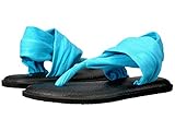 Sanuk Women's Yoga Sling 2 Flip Flop Aqua 8