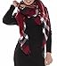 Achillea Women's Oversized Tartan Plaid Check Blanket Scarf Large Square Winter Warm Shawl Wrap