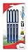 Pentel EnerGel NV Liquid Gel Pen, 0.5mm, Needle Tip, Black Ink, 4 Pack (BLN25BP4A)