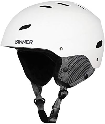 Sinner Ski & Snowboard Helmet for Men and Women in Unisex Adult & Youth Snow Protection for Skiing & Snowboarding - Lightweight & Comfortable with Adjustable fit