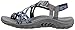 Skechers Women's Reggae-Luau Toe Ring Sandal,Navy/Blue,7 M US