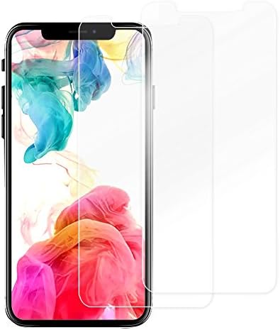[2 PACK] ANTOPM iPhone X Screen Protector, 3D Full Coverage, 9H Hardness, Ultra Clear, Scratch Proof, Bubble-Free, Case-Friendly, Tempered Glass Screen Protector for iPhone X [2017] (For iPhone X)