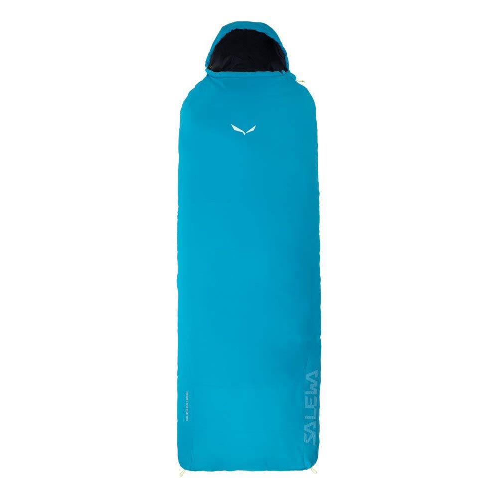Salewa Micro Ii 850 Quattro Sleeping Bag, Blue Danube, RIGHT, Unisex