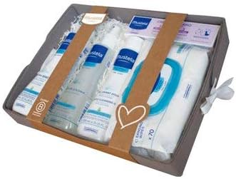 Canastilla Bebe Azul De Mustela