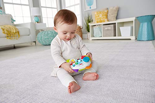 Fisher-Price Lernspaß-Spiel-Controller | Spielzeug mit Musik & Lichtern | Babyspielzeug ab 6 Monate | Spielsachen für Feinmotorik, Zahlen, Formen usw. | Spielzeug ab 6 Monate | Spricht Deutsch, FWG14 – Bild 3