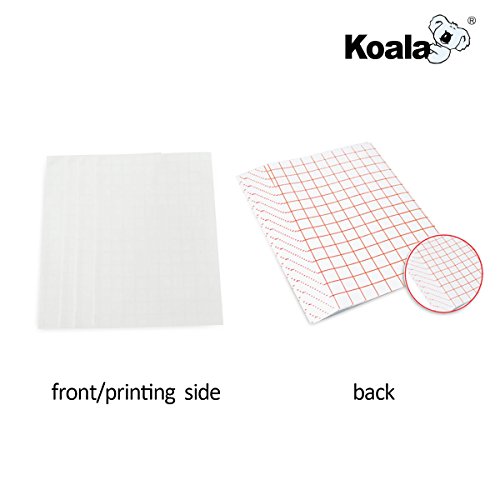 image for KOALA PAPER Koala Iron-on T-shirt Transfers Paper for Light Fabric, Su