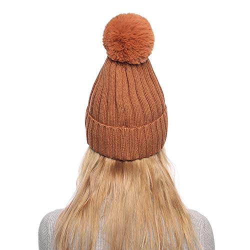 Forise 24 Pieces Colorful Faux Fur Pom Poms Ball DIY Fur Fluffy Ball with Elastic Loop for Knitting Hats Scarves Gloves Bag Charms - Thumbnail 5