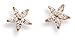Stud Earrings for Women - Flower Studs for Girls 14k Gold Hypoallergenic Stainless Steel for Sensitive Ears Diamond Shaped Daisy Studs Celeb Approved