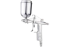 125ml Mini Pneumatic Paint Spray with 0.5mm Diameter Nozzle for Leather/Wall Painting Repair(Round Mouth)