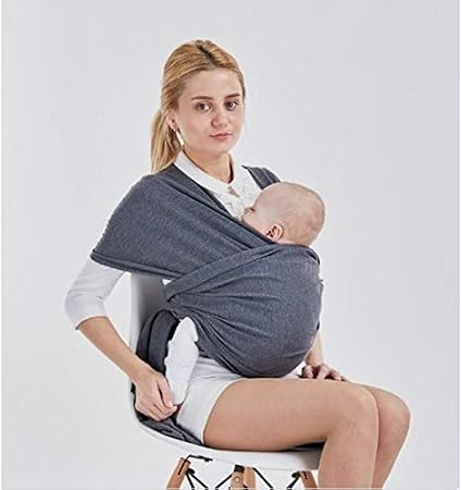Hu Porte Bebe Sac A Dos Sling Wrap Nouveau Ne Bebe Dormir Allaitement Ceinture Nouveau Gris Amazon Fr Cuisine Maison
