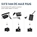 Feelworld F6 MA5 MA6F MA6P MA6P Plus Power Adapter Supply Dummy Battery, Compatible with Sony A6000 A6100 A6300 A6500 A7 A7S A7R a7II a7SII and a7RII DSLR Cameras