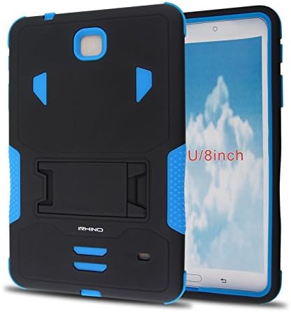 iRhino® For 2014 Samsung Galaxy Tab 4 8.0" / 8-inch T330 Heavy Duty Armor Rugged Hybrid Kickstand Protective Cover Case