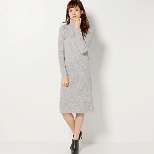 Amazon ジュエルチェンジズ Jewel Changes Jc ニット フトリブ タートル ロング ワンピース ライトグレー フリー 00 ワンピース チュニック 通販