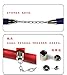 REALHUNLEE Safe Foam Rubber Training Nunchucks Nunchakus with Steel Chain