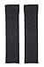 Isadora Paccini Women's Cable Knit Leg Warmers, One Size, LW14, Black