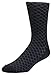 6 Pack Men's Dress socks - bamboo fiber by Velette - Size 10-13 (Black)