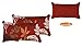 BOSSIMA Rectangle Throw Pillows Indoor Outdoor Lumbar Cushions Lounge Chair Seat Posture Corrector Red Foral