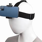 1Pc Phone Chest Mount Harness Head Strap Clip Holder, Mobile Phone Harness Mount Head Strap Holder Kit for Hands-Free