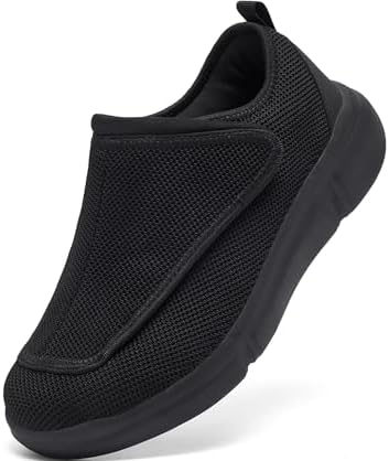 New! Youyun Mens 8.5 orthopedic memory foam slip on comfy athletic shoes black Amazon.com | youyun Orthopedic Shoes for Women, Wide Fit  main image 4