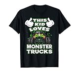 This Kid Loves Monster Trucks Tee Shirt