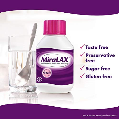 3 MiraLAX+Powder+Laxative+Doses+Ounce