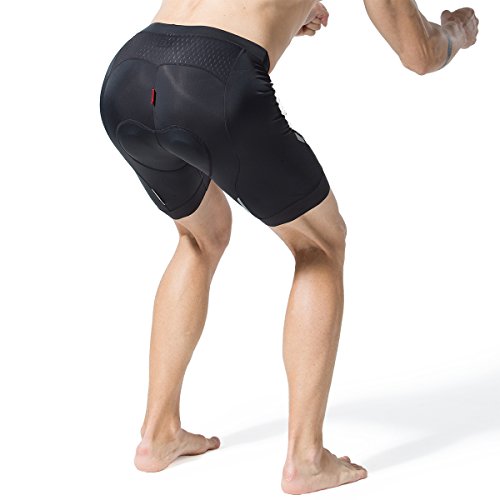 image for Eco-daily Men's Cycling Shorts Padded Bicycle Riding Half Pants Bike B