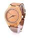 Men's Wood Wrist Watch,Mercimall Natural Wooden Watches,Handmade Anniversary Gifts for Groomsmen