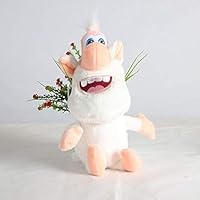 Juantin Store Soft Plush Toys for Toddlers Russia White Cooper Happy Pig Plush Toys Cute Anime Cartoon Booba Buba Plush Dolls for Children Gift-1-15 cm