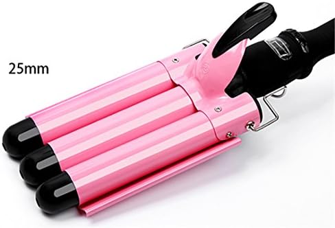 New Ceramic Tourmaline Deep Waver Hair Curler Triple Barrel Curler Hair Curling Iron Dual Voltage 110V-240V 25mm
