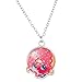 Shopkins Silvertone D'lish Donut Necklace and Earrings Set